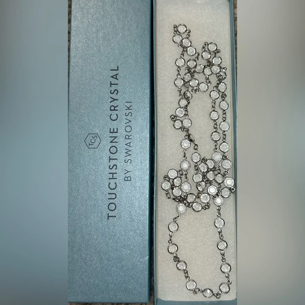 Touchstone Crystal Chanelle Crystal Necklace - Picture 3 of 5